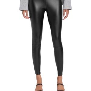 WILD FABLE | BLACK HIGH-WASTED FAUX LEATHER LEGGINGS SIZE XL